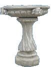 Four Heads Bird Bath